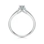 Pierścionek z białego złota z diamentem AJPZ_131